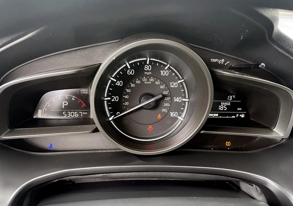 Mazda 3 cena 55999 przebieg: 52700, rok produkcji 2018 z Września małe 79